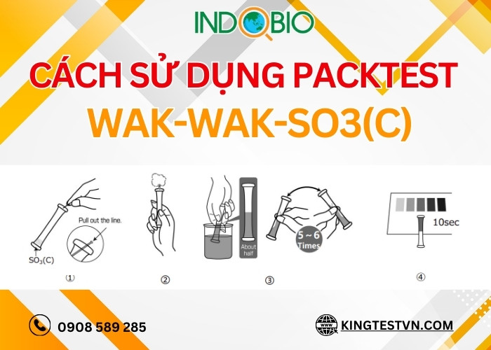 Cách sử dụng bộ test sulfite WAK-SO3(C)